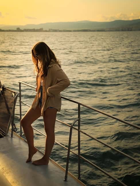 Sunny Beach: Sunset Catamaran Cruise with Dinner & Prosecco - The Old Nessebar panorama from the water