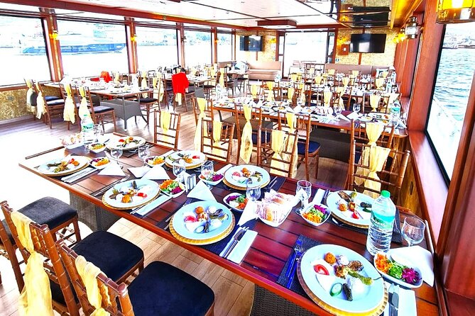 Sunset Cruise with Dinner in Bosphorus - The Maiden’s Tower sunset pause