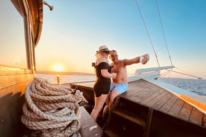 Sunset Cruise with Greek BBQ & Unlimited Aperol Spritz, Beer Wine - A sunset evening that starts beside Rhodes Old Town