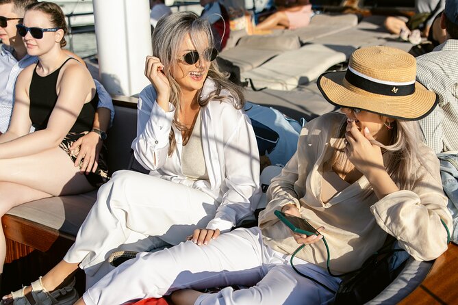 Sunset Dinner Cruise: Sunset, Swim, Drinks, and Dinner Onboard - A fresh dinner served as the sun goes down