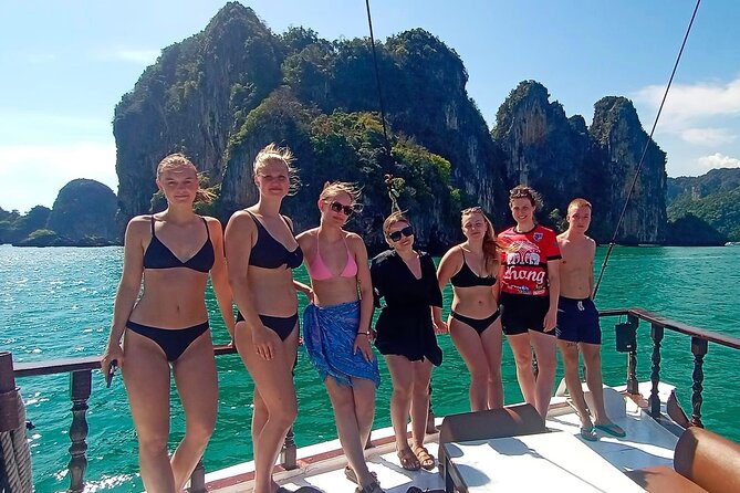 Sunset Dinner Cruise with night Swimming by Luxury Junk Boat - Tub Island and Chicken Island from the water