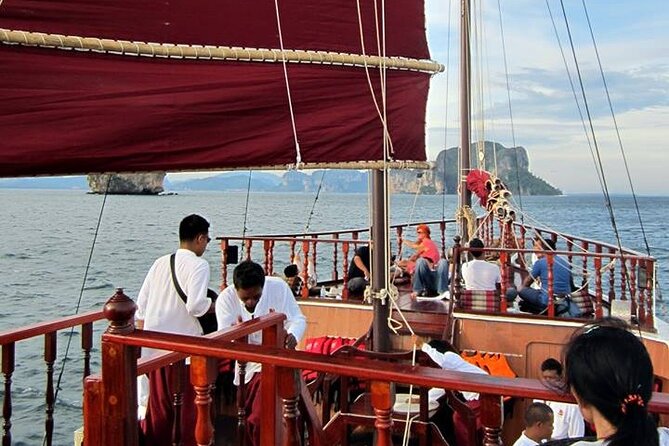 Sunset Dinner Cruise with night Swimming by Luxury Junk Boat - Pirate Beach brings a second chance to swim