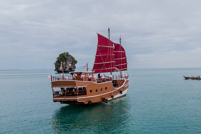 Sunset Dinner Cruise with night Swimming by Luxury Junk Boat - A Thai BBQ dinner as the light fades