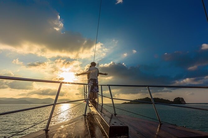 Sunset Dinner Cruise - The swimming and fishing stop