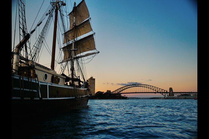 Sydney Harbour Tall Ship Twilight Dinner Cruise - The Twilight Route Past Sydney’s Icons