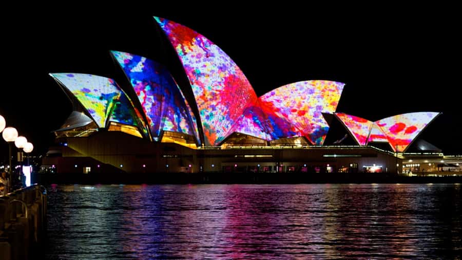 Sydney Harbour: Tall Ship Vivid Dinner Cruise - Dinner On A Historic Tall Ship