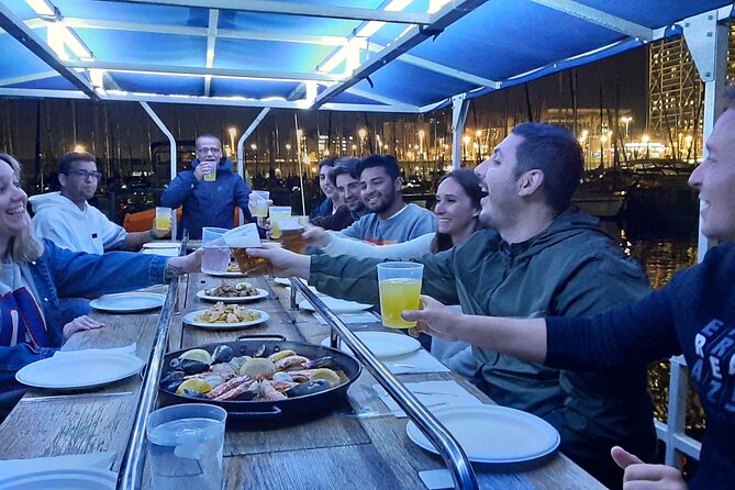 Valencia Evening Cruise with Dinner and Drinks - The route toward Malva-rosa Beach