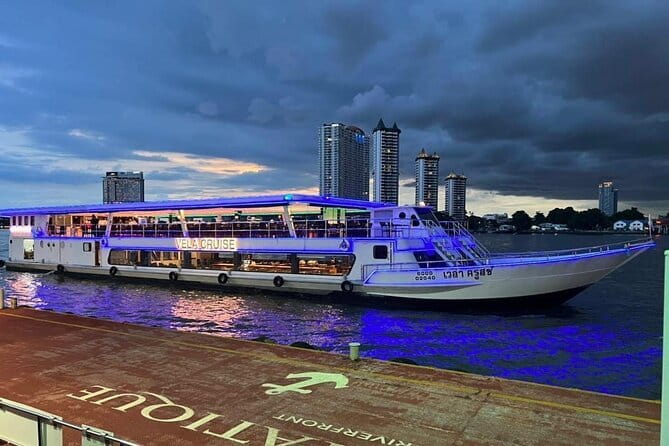 Vela Dinner Buffet Cruise with Bangkok Night Views and Shows - Key points to know before booking