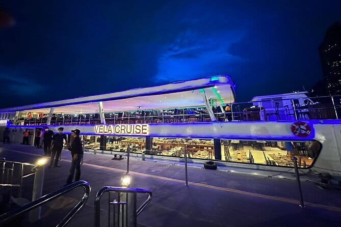 Vela Dinner Buffet Cruise with Bangkok Night Views and Shows - Getting started at Asiatique the Riverfront