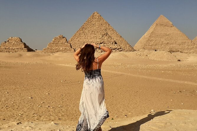 VIP Pyramids,Camel,Quad Bike(ATV) lunch,Tickets & dinner Cruise - One long Cairo day, from pyramids to Nile lights