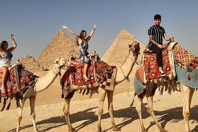 VIP Pyramids,Camel,Quad Bike(ATV) lunch,Tickets & dinner Cruise - Khafre, Menkaure, and the Great Sphinx
