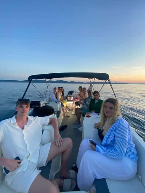 Zadar: Golden Hour Cruise RIB Tour Island Dinner Stop & Swim - Kali, Ugljan Island, for food or a drink