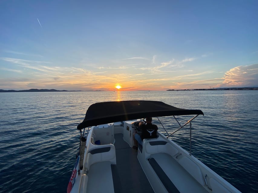 Zadar: Golden Hour Cruise RIB Tour Island Dinner Stop & Swim - The practical trade-offs of a RIB boat