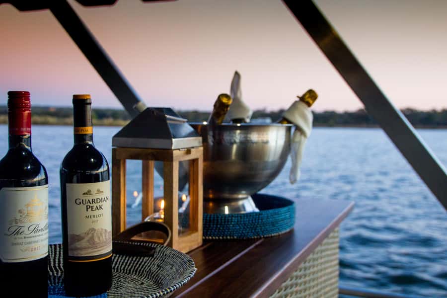 Zambezi River: Dinner Cruise - A four-course meal served on the river